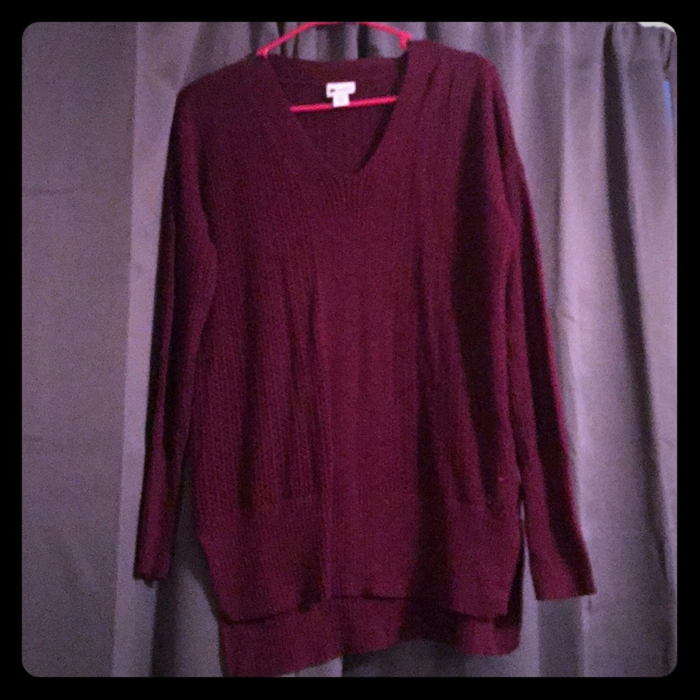 V-neck sweater
